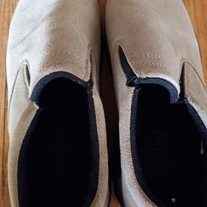 Men's shoes Lands End size 7 beige/tan